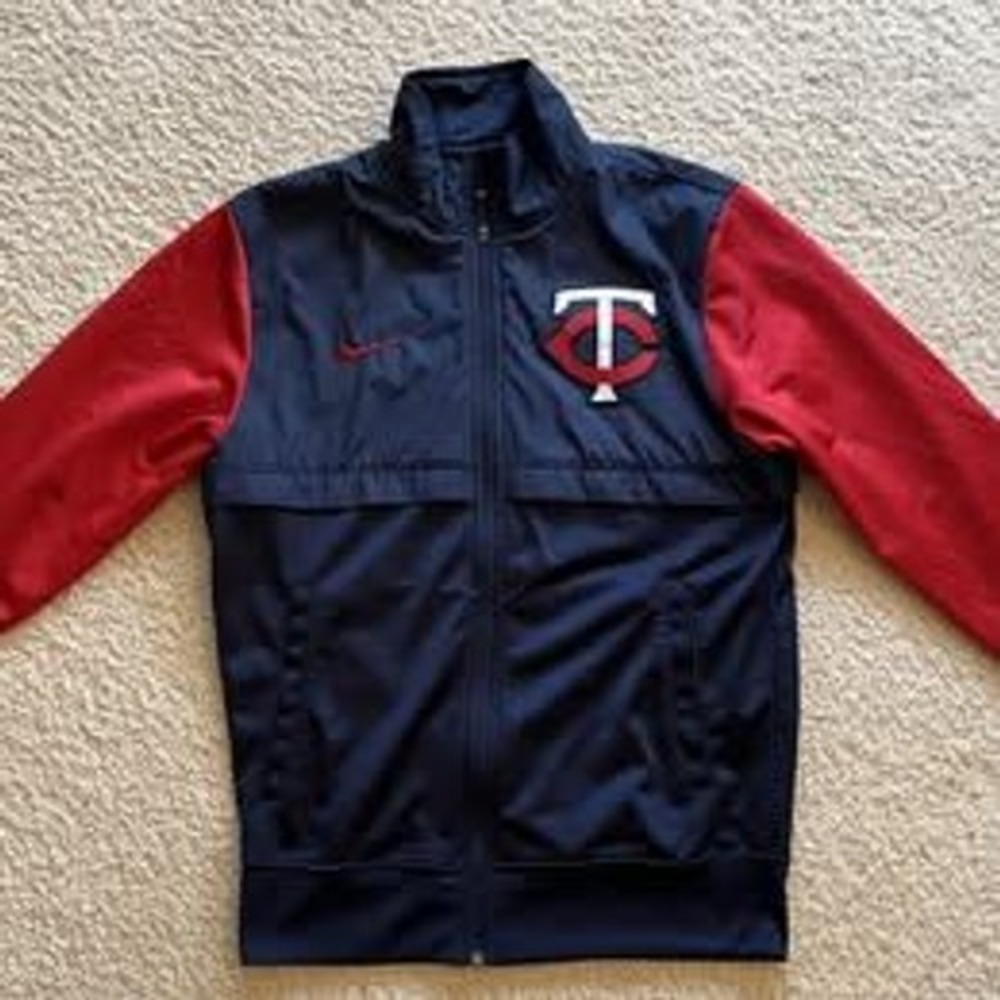Minnesota Twins MLB Baseball Nike Warm Windbreaker Jacket Men S